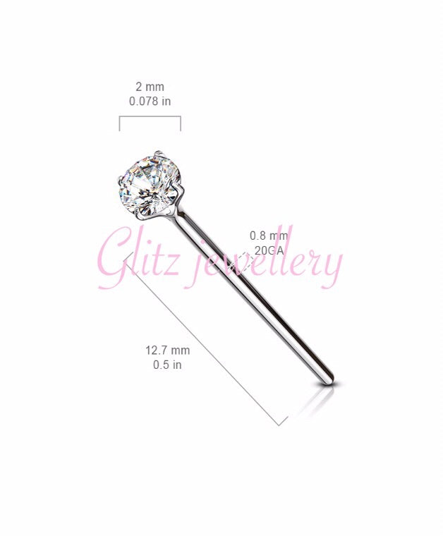 Nose stud crystal