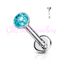 Load image into Gallery viewer, Labret cartilage /tragus/diath etc
