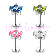Load image into Gallery viewer, Flower stunning labret
